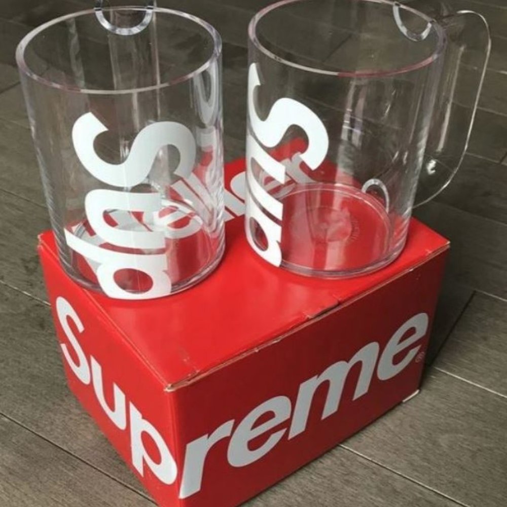 Supreme Heller Mugs (2) CLEAR bogo NEW SS FW 20 21